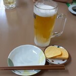 じゆうな丘 - 生ビール430円×3杯