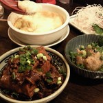 金町製麺 - '13/04/11 トビウオなめろう＆肉豆腐＆グラタン