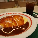 ポムの樹Jr. - 料理写真:ハヤシソースオムライス(700円)