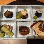 神楽坂 和食 千 - 巻き寿司ハ大好きなサバ。