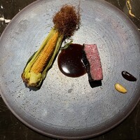 HANROK - 知多牛 響 フィレ　ベビーコーン　中利醸造生たまり