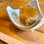 有明山のそば よし野 - 付け出し（そばの実のながしもの）