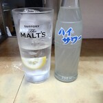 信濃路 - レモンサワー頼んだのね