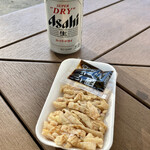 地鶏の元 中央駅前店 - 皮¥200。