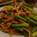 順香 - ニンニクの芽と豚肉の炒め物