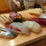 Sushi Taku - ランチにぎり1200円