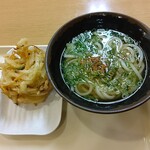 Tsuru maru - かけうどん230円 かき揚げ170円 税込400円