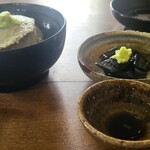 そば蔵 谷川 - 蕎麦前を日本酒とそばがき掻で楽しみました