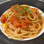 Osteria Cocogoloso - ピリ辛トマトソーススパゲッティ