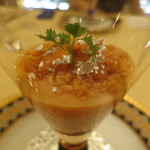 トゥ・ラ・ジョア - 新玉葱と生雲丹のカクテル