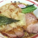 ワンタンは餡が入っていませんよ。