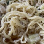 Nanohana - 野菜ラーメン（950円）の麺アップ