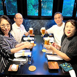 イル ネッビオ - 写真左側が友人ご夫婦、右側が私達夫婦です。♪(*^^)o∀*∀o(^^*)♪