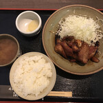 肉料理 陶利 - トンテキ 定食 (200g) 