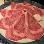 雅山GARDEN - 塩すき焼き　米沢牛