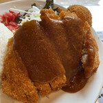 お食事処 ひぜん - カツのアップ