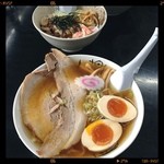 食堂 はせ川 - まぜ飯はちょいご飯が柔らかめ