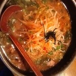 中華　武ぞう - ネギ味噌ラーメン(ピリ辛)850円