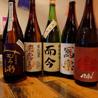 配合季节精选的日本酒使料理更加美味。