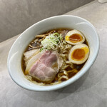 ほのぼんヌードルズ - 味玉手揉みらーめん 900円