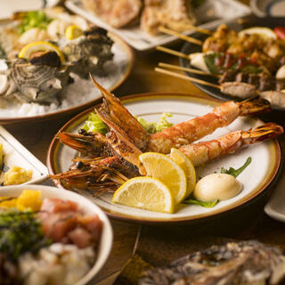 炉端焼きを含む選べるコース3種類♪