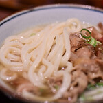 香川 一福 - 肉うどん(冷│小)@税込750円