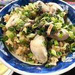 かき小屋 小江戸 - 牡蛎ご飯（小江戸定食）