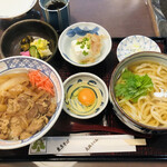 峠の元六 日高 - ♪すき焼丼セット¥1230