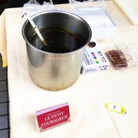 Le Petit Courageux - バルサミコソースをかけて出来上がり。