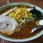 手打ちラーメン丸富 - ミソ辛ラーメン