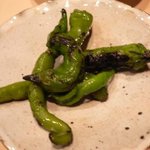 鮨処 つく田 - 何とか唐辛子の焼びたし