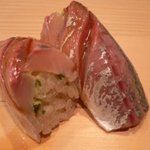 鮨処 つく田 - 〆鯵