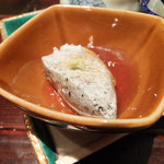 まな板の上の旬　ぽぽぽん - ねっとりとした黒豆豆腐。あんの出汁使いがうまし。
