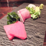 刺身3点盛り（本鮪、鰤、平目）