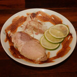 麺道はなもこし - ☆ライム＆茗荷＆チャーシュー(*^^)v☆