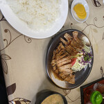 レストランふじ - 焼肉定食　大盛　1000円