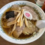 支那そば 熊文 - チャーシュー麺_大盛り