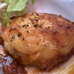 洋食の朝日 - ハッシュドポテト