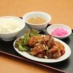 Taiwanese vinegar chicken set meal