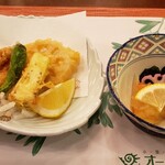 アネモス - 天ぷら、酢の物