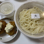 Marugame Seimen - タル鶏天とかけうどん冷（大）
