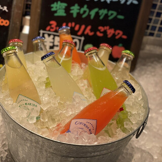 自制瓶装酸味鸡尾酒3种♪