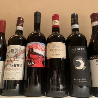 A wide selection of carefully selected Italian wines