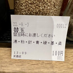 双喜紋 - 青はバリカタ！理由は聞きました。