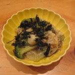 味農家 - カリフラワー・ブロッコリー・青梗菜・エノキの山椒炒め煮