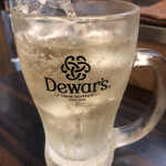 ラーメン道楽 - ハイボールは2杯です．450円はちょっと割高な気がします．