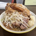 ラーメンイエロー - 【再訪】ラーメン並(ニンニクあり,アブラマシマシ)