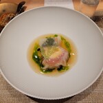 SUGALABO - 山口 萩沖 クエ　ピペラード　土佐ジローの卵