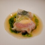 SUGALABO - 山口 萩沖 クエ　ピペラード　土佐ジローの卵