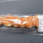 ハローズ ベーカリー 戸手店 - ロングドーナツ(グラニュー糖) (税抜)100円 (2022.09.03)